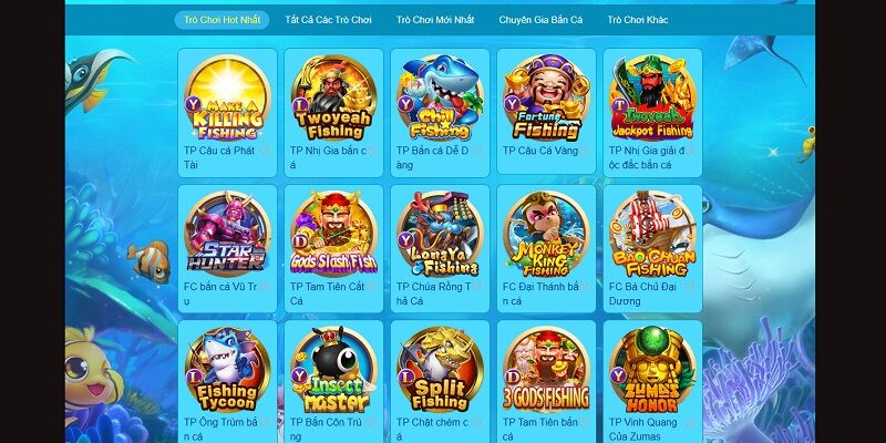 Những tựa game “gây bão” tại bắn cá Go99